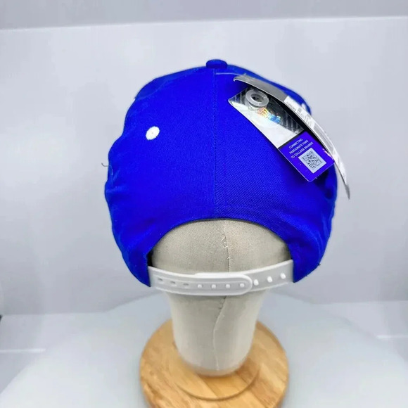 Adidas Men's Hat Flat Brim Snap University of Kansas Jayhawks Blue OSFM - Picture 3 of 7